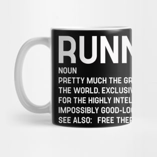 Running Gift, Introvert Marathon Runner, Running Definition Funny Mug